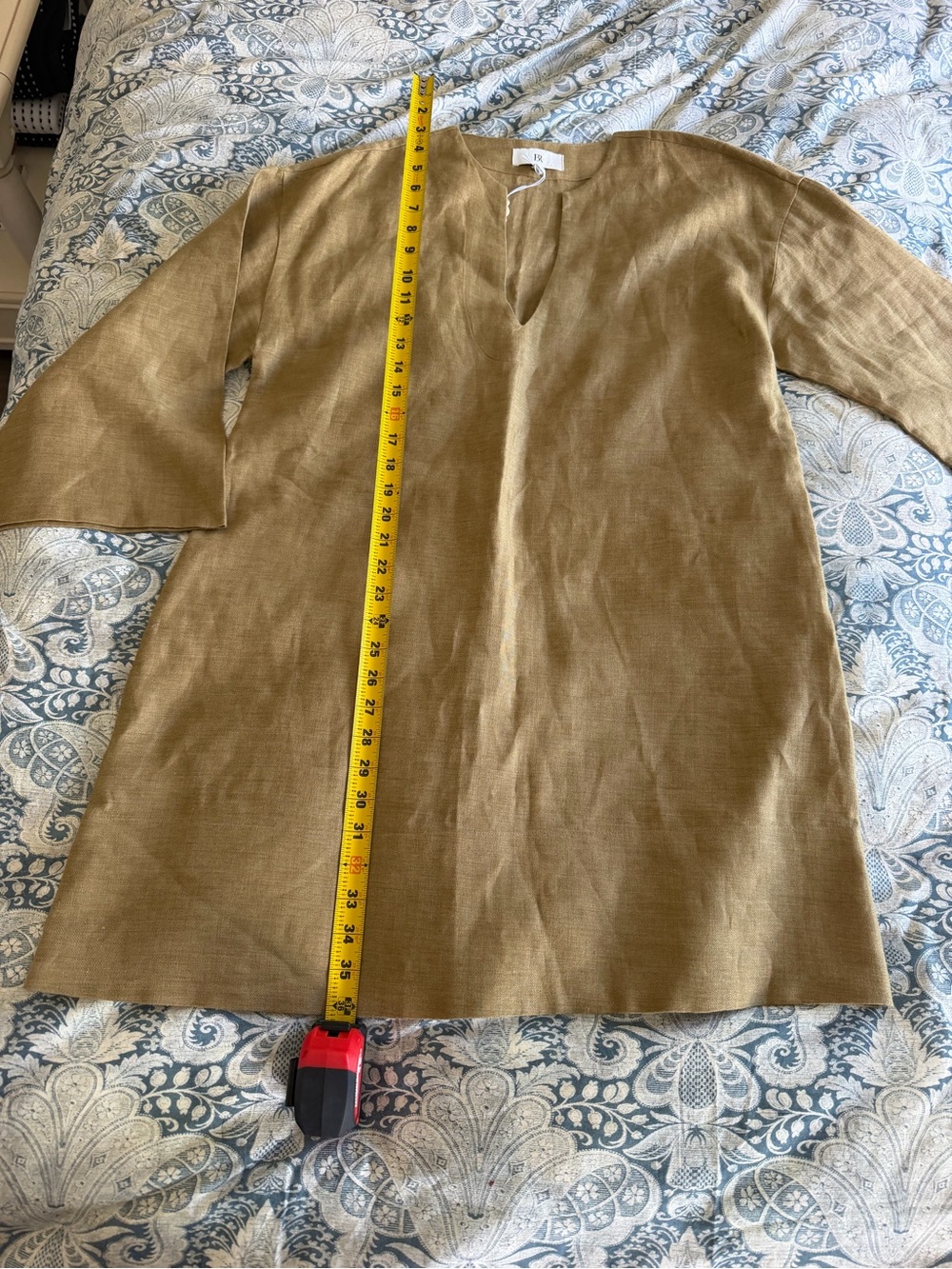 Banana Republic Women’s Linen Tunic NWOT Size L Olive - Picture 10 of 10
